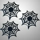 thumbnail image 2 of 2 piezas Mantel individual temático de Halloween Posavasos de telaraña Mantel individual Mesa decorativa Manteles individuales Tapetes Suministros de decoración de Halloween Negro, 2 of 5
