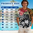 thumbnail image 6 of Jeiento Matching Vacation Outfits for Couples Polynesian Shirt for Men Tropical Coconut Tree Casual Summer Dresses for Women Tiered Plus Size Hawaiian Dress Matching Cruise Outfits for Couples, 6 of 6