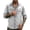 Gray, variant on Mens Khaki Distressed Acid Wash Button Down Shirt Relaxed Fit Long Sleeve Stretch Breathable Wrinkle Resistant Lightweight Casual,Size M