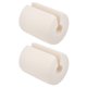 thumbnail image 1 of Tapón de puerta cilíndrico de 2 piezas, suministros para el hogar, tapón de puerta antirruido (beige), 1 of 1