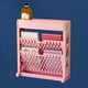 thumbnail image 5 of Estantería para libros, estantería pequeña para almacenamiento, estantería de gran capacidad, fácil acceso para sala de estar, dormitorio, fila única, 2 capas, color rosa, 5 of 10