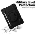 thumbnail image 3 of Funda para iPad Air de 10,2 pulgadas (2019/2020) con correa para el hombro, soporte de anilla grande, portalápices, protección contra caídas, duradera., 3 of 5