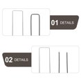 thumbnail image 2 of FUEENIRVA U Shaped Stakes U Shaped Nails Iron 30Pcs, 2 of 6