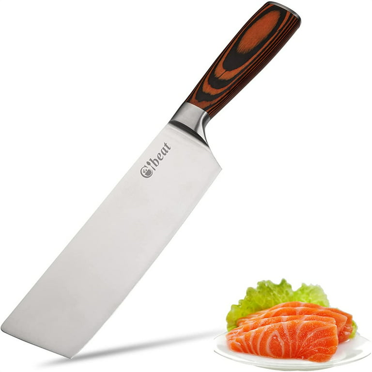 7 inch Chef Knife, High Carbon Stainless Steel Kitchen Knife with