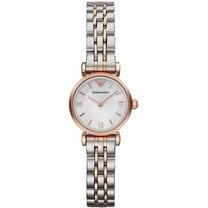 Emporio Armani Quartz White Mother of Pearl Dial Ladies Watch AR1689