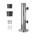 thumbnail image 2 of bedienty Support de Parasol en Acier Inoxydable pour Terrasse, Base Légère pour Plage Extérieure, Imperméable, 2 of 6