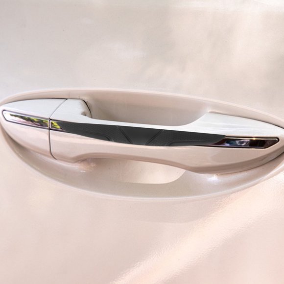 HEALEEP 4Ud Protector De Bordes Para Puertas Y Espejos De Auto En Silicona Con Fácil Instalación Adhesiva