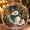Style 8, variant on Christmas Pearl Diamond Art Ornaments, Snowman Pearl Art (Style 8, 12in) | 3D Mixed-Size Pearls and Complete DIY Craft, Round Acrylic Sign with Lace Edges for Windows, Trees, Walls and Holiday Gifts