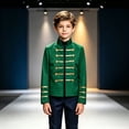 thumbnail image 7 of LYHaoo Boys Long Sleeve Jacket Stand Collar Dress Up Jacket Coat for Kids Party Performance Outfits(14-15 Years), 7 of 7