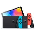 thumbnail image 2 of Refurbished Nintendo HEGSKABAA Switch - OLED Model with Neon Red & Neon Blue Joy-Con, 2 of 3