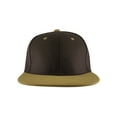 thumbnail image 2 of Top Headwear Flat Bill Adjustable Snapback Cap - Brown/Rust, 2 of 2