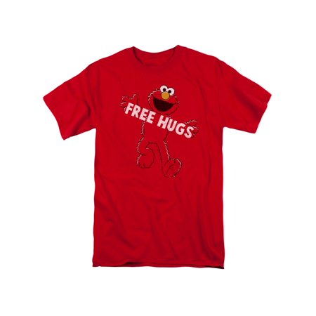 Sesame Street Classic Children's TV Show Elmo free Hugs Adult T-Shirt Tee