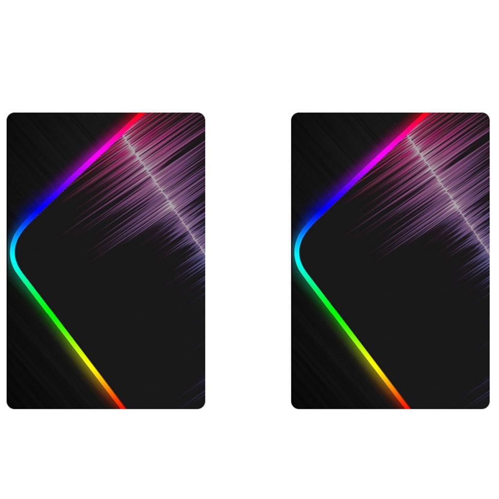 Large Colorful LED Lighting Keyboard Mat Gaming Pad For Computer Office Space Office Desk Pad