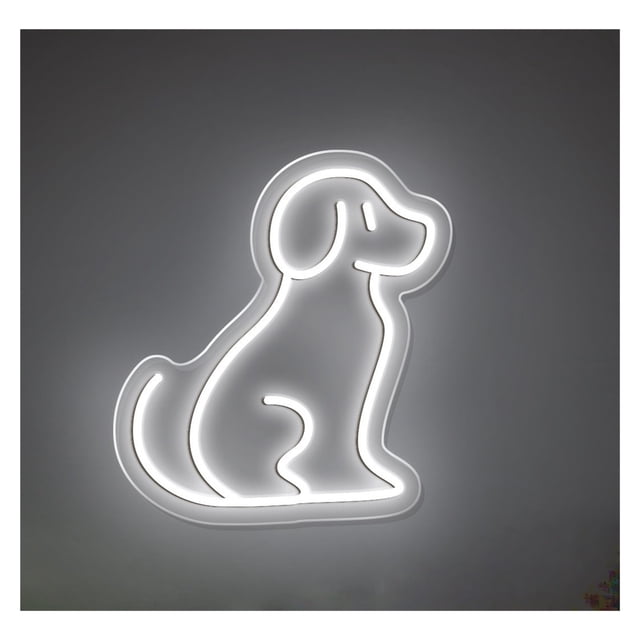 Letrero De Neón Con Forma Perro, Decoración Para El Hogar, Sala Juegos, Dormitorio, Bar, Estar, Fiesta Cumpleaños, Pared, 40cm