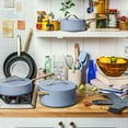 thumbnail image 7 of Beautiful 12pc Ceramic Non-Stick Cookware Set, Cornflower Blue by Drew Barrymore, 7 of 7
