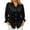 Black, variant on Satin Solid Shirt for Women Everyday Blend with Classic Collar in Autumn Winter Themed White S