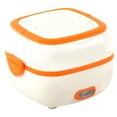 thumbnail image 1 of Electric Steamer Food Warmer Portable Food Steamer Double Layer 1L Electric Lunch Box with Stainless Steel Pot Portable Mini Rice Cooker Steamer Multifunctional Cooking Steaming Lunch Container 110V, 1 of 8