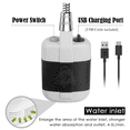 thumbnail image 3 of Regadera Eléctrica De Mano Portátil JustClick MX RECARGABLE, 3 of 9
