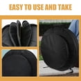 thumbnail image 3 of LOLIPPYY Cymbal Storage Bag with Thick Sponge Inserts for Protection and Easy Transport in Black, 3 of 8