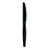 Boardwalk Heavyweight Polystyrene Cutlery, Knife, Black, 1000/Carton