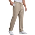 thumbnail image 2 of Big and Tall Pants for Men Corduroy Straight Leg Relaxed Fit Drawstring Spring Fall Casual Travel Trousers, 2 of 7