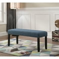 thumbnail image 2 of Dining Benches Biony Fabric Dining Bench with Nailhead Trim, Blue,Dining Benches With Storage, 2 of 5
