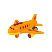 Kids Airplane Toys, Friction Powered Toddler Toy Airplane with Colorful LED Flashing Light, Gift for Boys Girls Ages 3-12