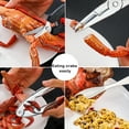 thumbnail image 3 of Herramientas para pelar mariscos Bearachild acero inoxidable con juego de abrazaderas y tijeras, 3 of 6