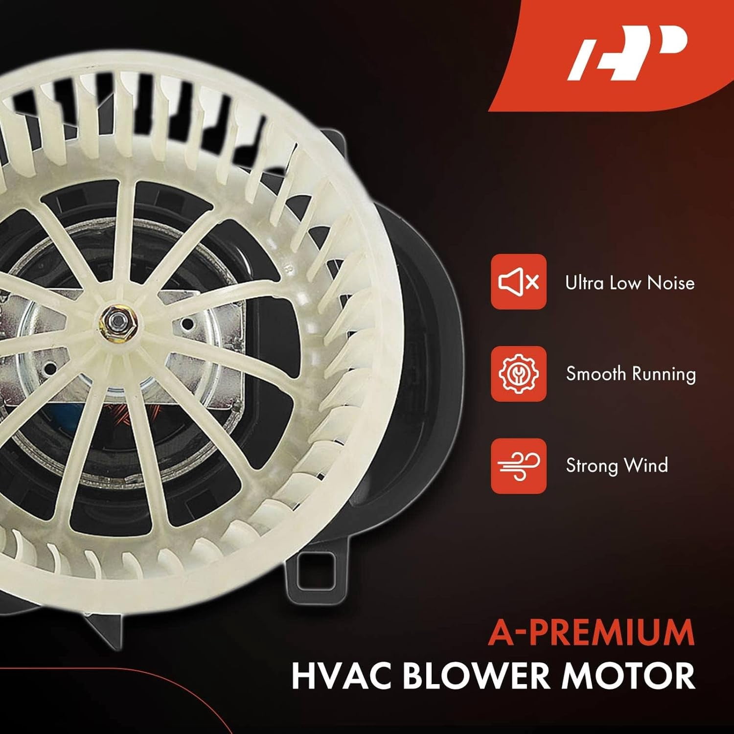 A-Premium HVAC Blower Motor with Wheel Replacement for Porsche Cayenne Volkswagen Touareg 2011-2018 Front