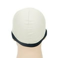 thumbnail image 4 of ZACPNCV Silky Bonnet for Sleeping Extra Large Silky Hair Wrap Satin Lined Hair Bonnet Skull Caps for Curly Hair Beige Free Size, 4 of 5