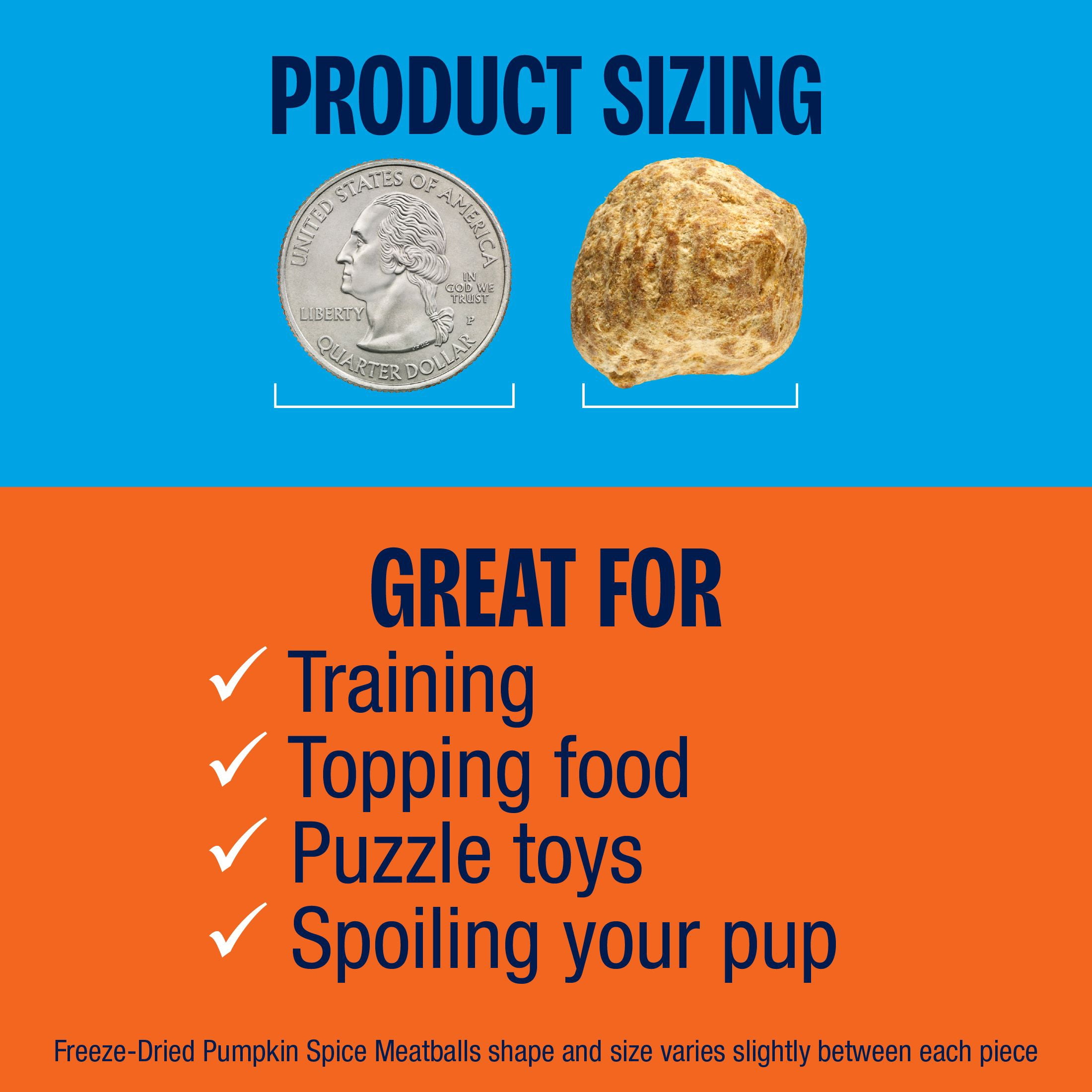 Muenster Pumpkin Spice Freeze-Dried Beef & Turkey Dog Treats, Grain-Free, 4 oz