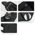 thumbnail image 5 of Slim Sports Running Waist Pack for Women and Men - Waterproof Sports Waist Bag Pack for Running Walking Cycling Hiking Running Pouch Belt (Black), 5 of 8