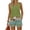 Green, variant on Two Piece Sets for Women - Women's Summer Casual Shorts Set Sleeveless Square Neck Athletic Top with Pockets and Drawstring - Vacation Outfit,Army Green L
