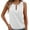 White, variant on Aofany Ladies Tops Womens Blouses Solid Crew Neck Summer Sleeveless Tank Tops