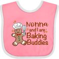 thumbnail image 3 of Inktastic Nonna and I Are Baking Buddies Boys or Girls Baby Bib, 3 of 4