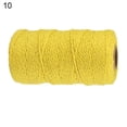 thumbnail image 2 of Zhaomeidaxi 1 Roll 2mm Colorfast Soft Twisted Cotton Rope Macrame Cord Colorful Cotton Craft Cord for Crafts, Knitting, 2 of 7