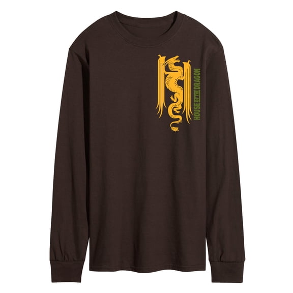 House of the Dragon - Syrax Dragon - Men's Long Sleeve Graphic T-Shirt