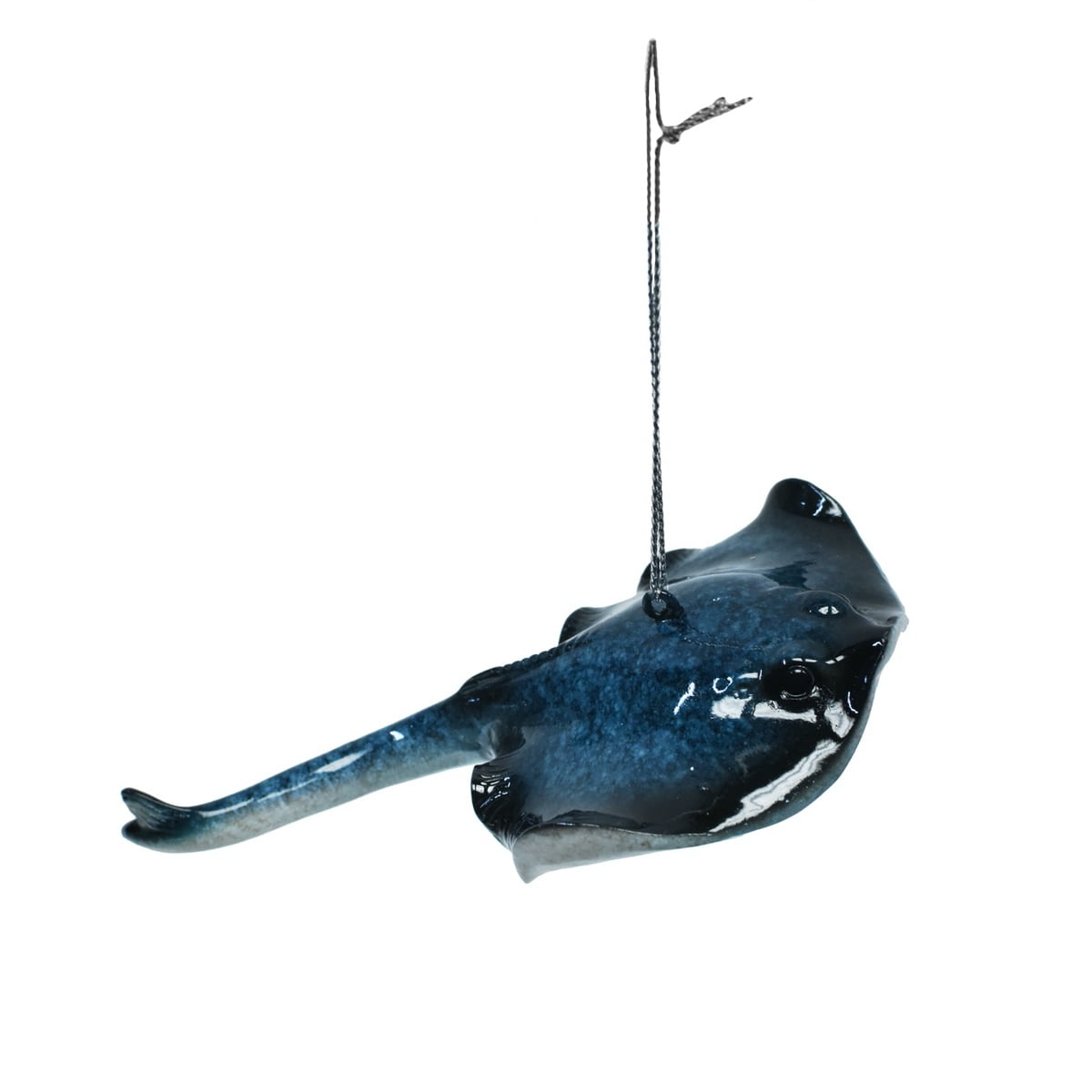 Blue Stingray Hanging Christmas Tree Ornament Nautical Coastal Home Xmas Decor Holiday Gift Topper Walmart Com Walmart Com