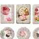 thumbnail image 1 of 45 Pcs Lace Stickers Retro Commemorative Style Decorative Sticker for Scrapbooking Album Decoration Type 1, 1 of 3