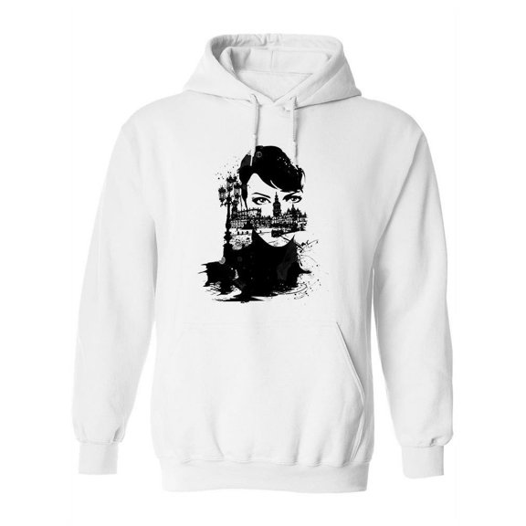 Girl In Dresden,germany Hoodie Women -Image by Shutterstock, Female Small