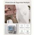 thumbnail image 3 of Adaptador de Enchufe Americano LENCENT Blanco con Cargador de 4 Salidas CA y 4 USB (2 USB C), 3 of 8