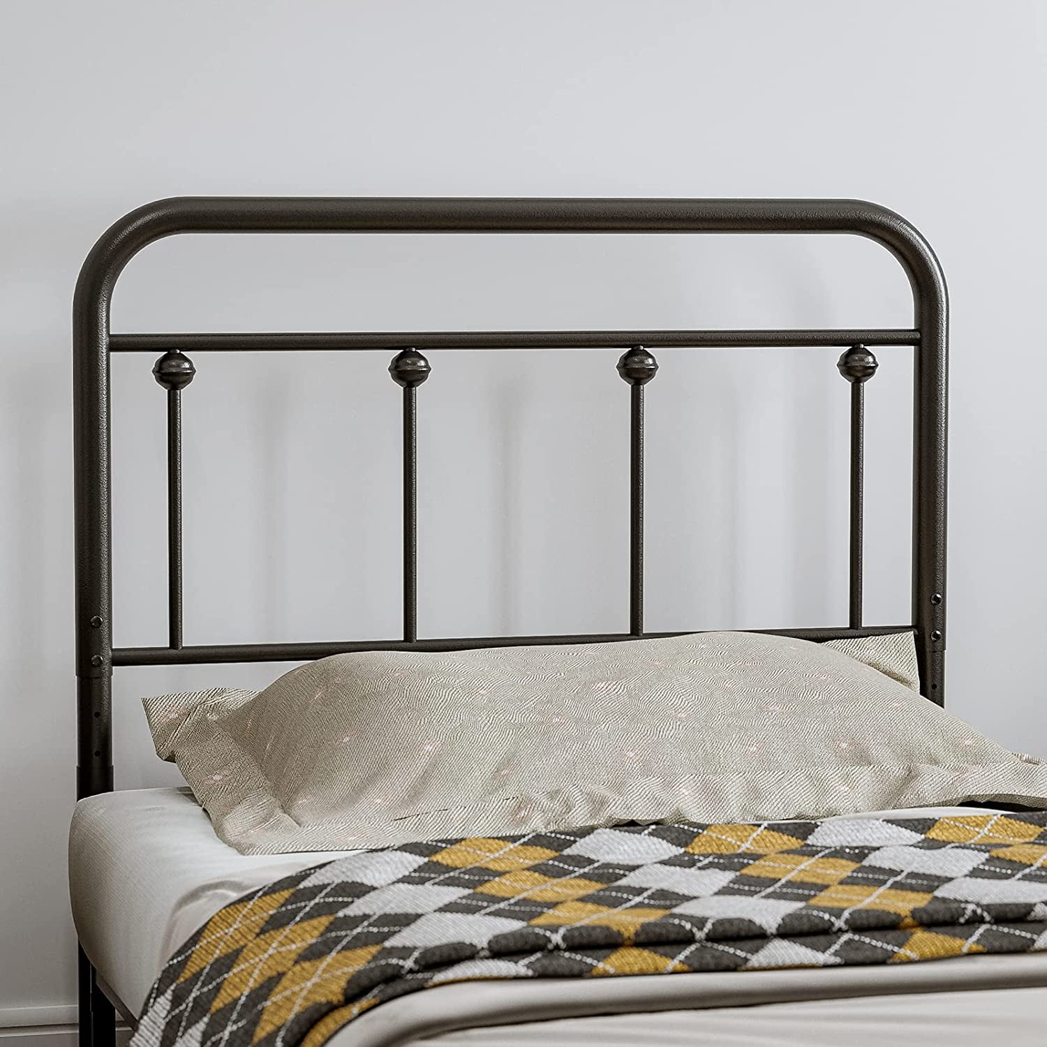 Farmhouse 2024 metal headboard