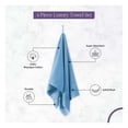 thumbnail image 3 of Luxury Combed Cotton Bath Towels Set 27x54 Inch Super Absorbent 500 GSM, 3 of 4