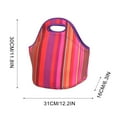 thumbnail image 7 of Insulated Neoprene Lunch Bag Tote Handbag Lunchbox Food Container Tote Cooler Warm Pouch For School Work Office for Home Kitchen Tool Men Women Gift, 7 of 7
