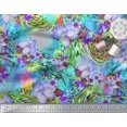 thumbnail image 3 of Soimoi Rayon Fabric Animal Skin & Tropical Flower Print Fabric by Yard 42 Inch Wide, 3 of 3