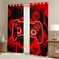 thumbnail image 2 of Erosebridal Teenager Gamepads Curtains for Living Room,Video Game 30%-50% Blackout Curtains for Bedroom,Geometric Theme Curtains and Drapes (42Wx84L),Gamer Bedroom Decorative, 2 of 6