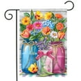 thumbnail image 2 of Briarwood Lane Spring Garden Flag 12x18 For Outdoor Spring Floral Jars Rustic For Spring Garden Flag Flags For Outside, 2 of 4