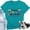 A-Green478, variant on XIAOCHA Womens Heart First Day Of School Print Tees Crew Neck Short Sleeve Casual Loose T-Shirts