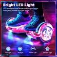 thumbnail image 5 of SISIGAD Hoverboard, 6.5" Hover Board with LED Lights, 300W Powerful Motor, 6-10MPH Max Speed Electric Scooter, 5 of 7