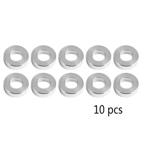 10 Pcs 3D Printer Silver Flat Washer Replacement Metal Aluminum Flat Washer Spacer Gasket Durable DIY Model Parts